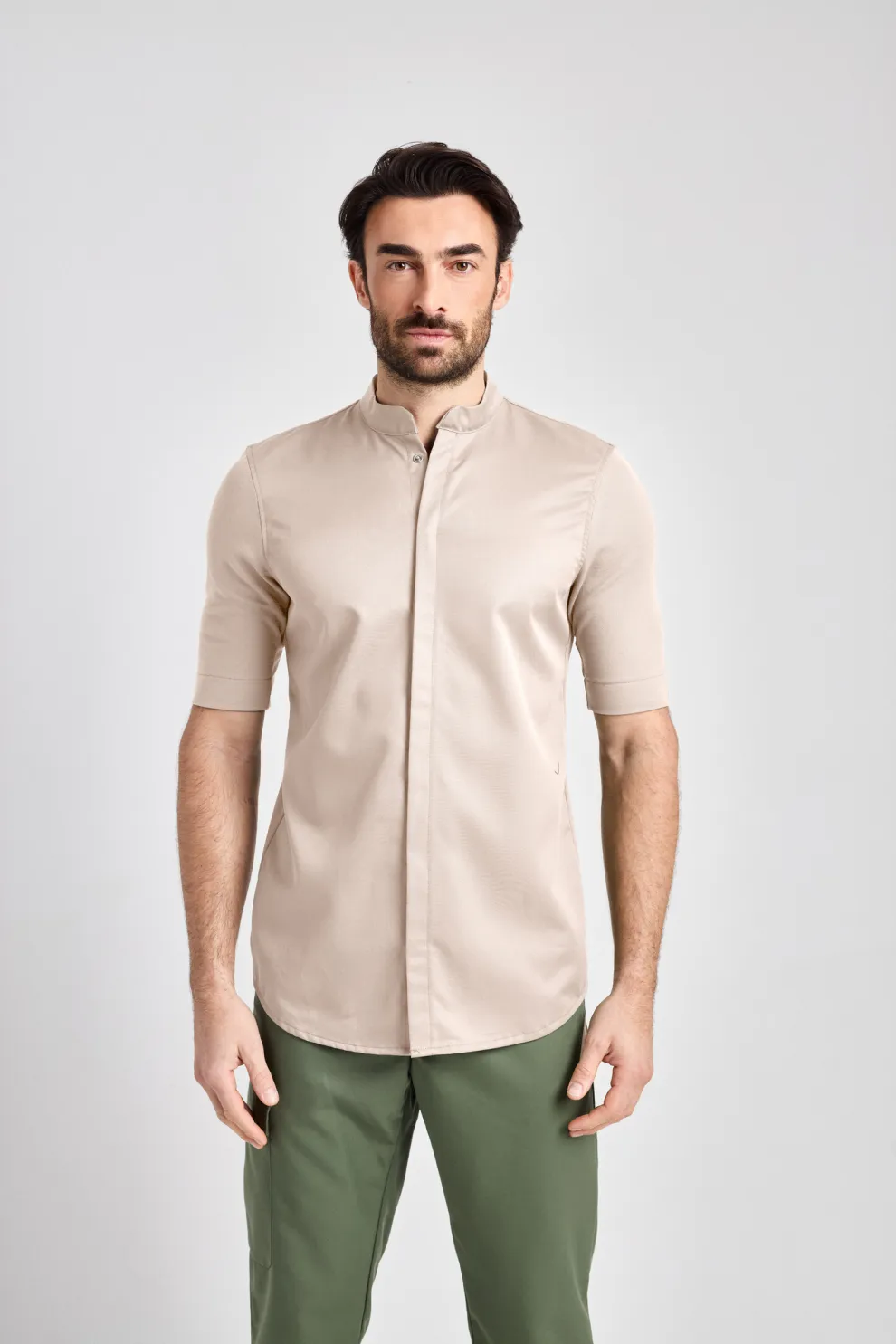 Parla Man Care - Jacke Kurzarm - beige